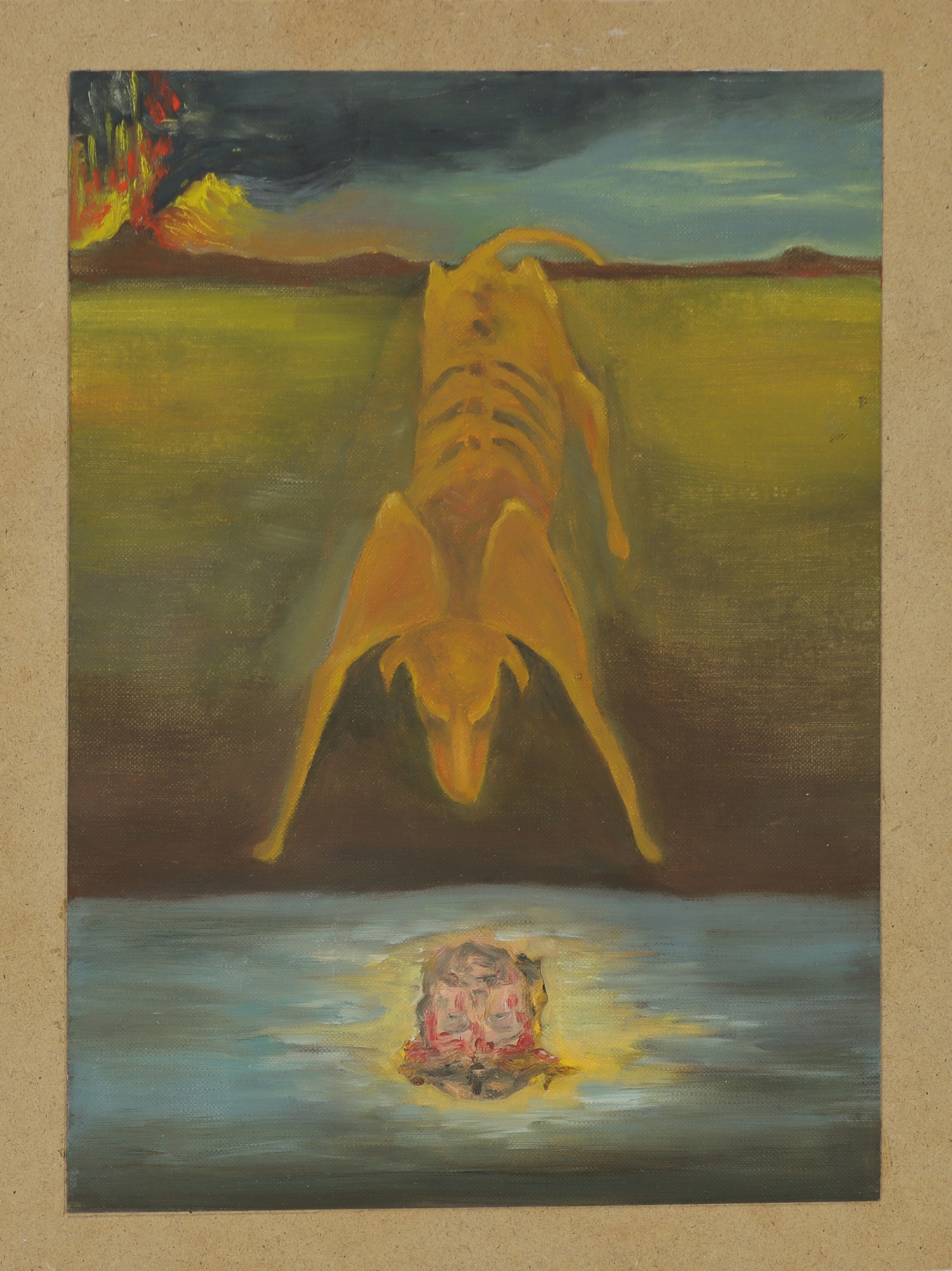 Gloria Velasco, Koira, öljy paperille, 21 x 29.7 cm, 2024 / Dog, oil on paper. Kuva: Virppi Sysilehto Gloria Velasco, Koira, öljy paperille, 21 x 29.7 cm, 2024 / Dog, oil on paper. Kuva: Virppi Sysilehto