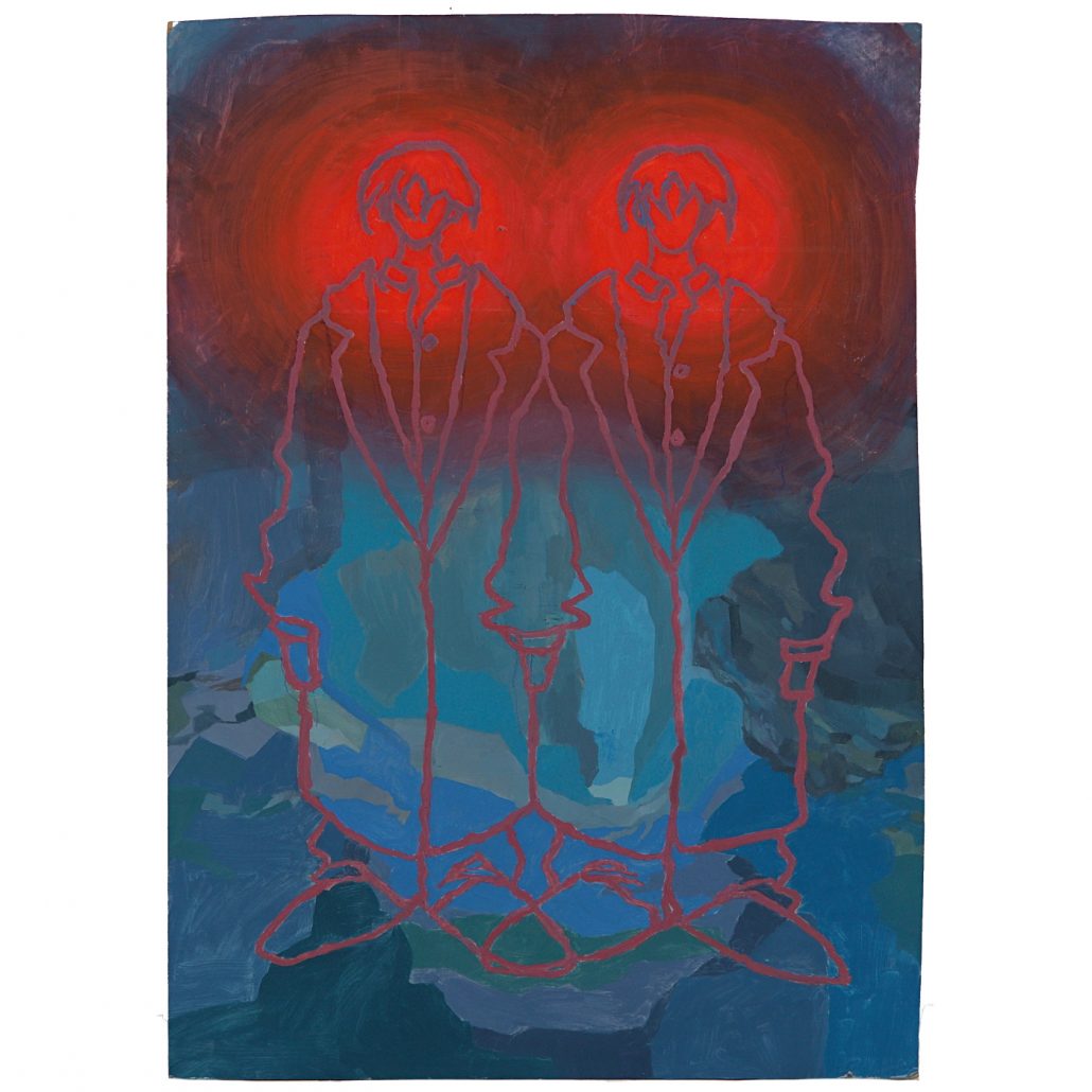 Nimetön, 2021, 106 x 75 cm. Öljy MDF-levylle. Nimetön, 2021, 106 x 75 cm. Öljy MDF-levylle.