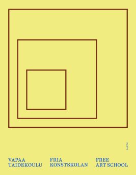 Vapaa Taidekoulu 90 vuotta kirjan kansi