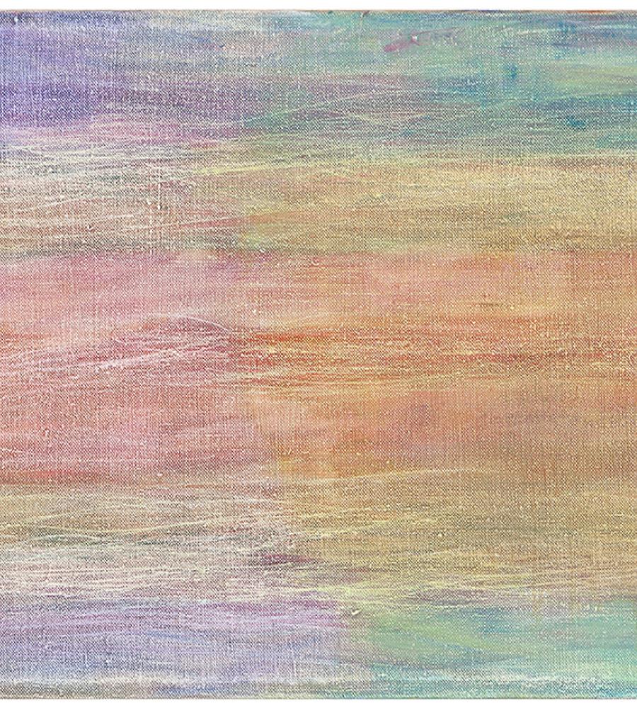 Detalj ur Tor Arnes (1934–2025) verk Målning, 2013–2015, olja på duk, 55 × 160 cm