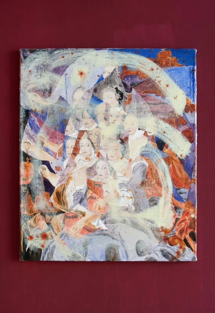 Aki Turunen, "Maria Imperatrix", 2018 hopeakynä, mehiläisvaha ja öljyväri ikonipohjalle 65 cm x 54 cm yksityiskokoelma valokuva: Filippo Zambon Aki Turunen, "Maria Imperatrix", 2018 hopeakynä, mehiläisvaha ja öljyväri ikonipohjalle 65 cm x 54 cm yksityiskokoelma valokuva: Filippo Zambon