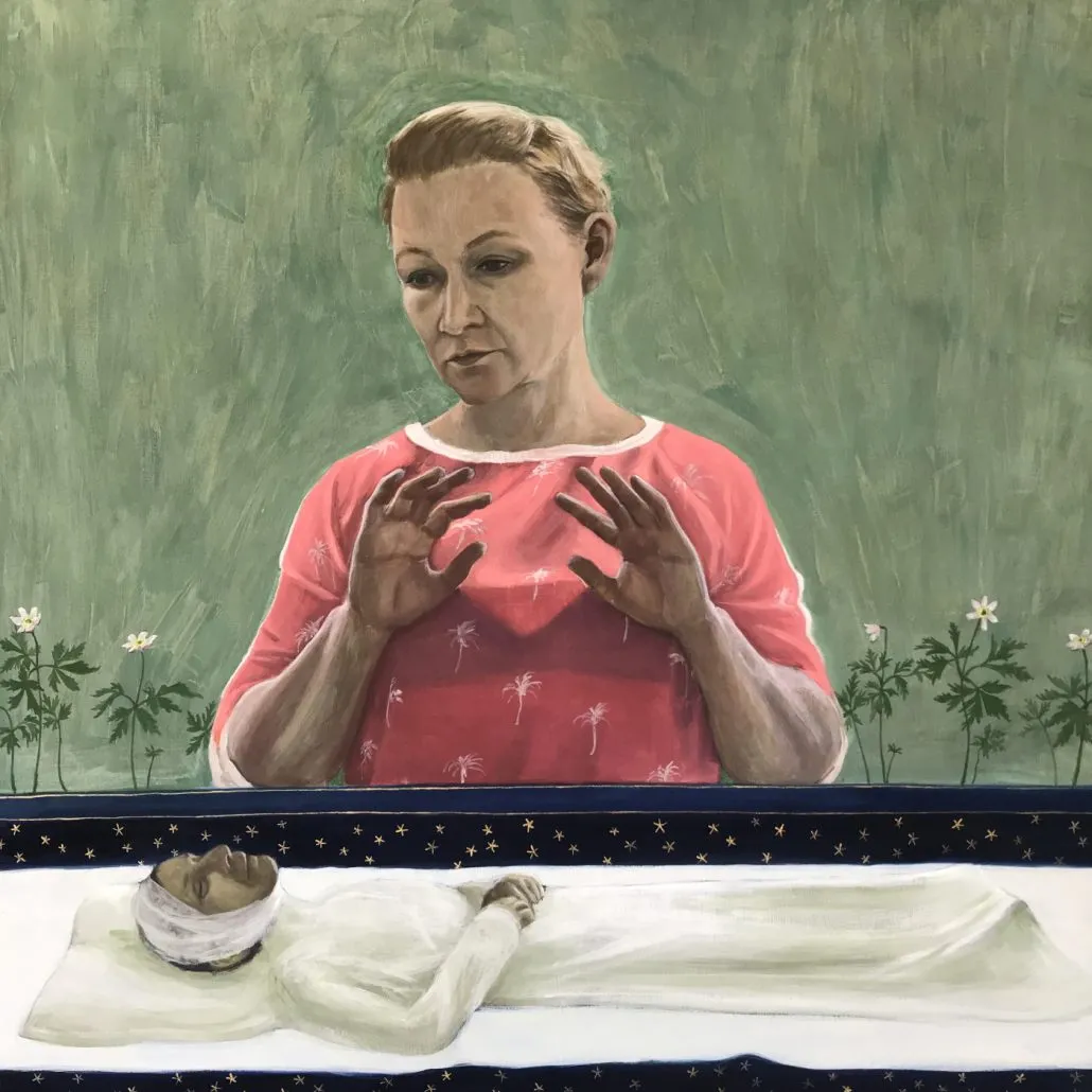Älä itke äitini, Tempera vanerille, 2021, koko 80 x 80 cm Älä itke äitini, Tempera vanerille, 2021, koko 80 x 80 cm Älä itke äitini, Tempera vanerille, 2021, koko 80 x 80 cm Älä itke äitini, Tempera vanerille, 2021, koko 80 x 80 cm