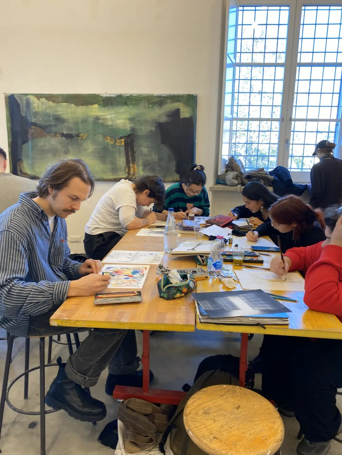 Konststuderande i Italien