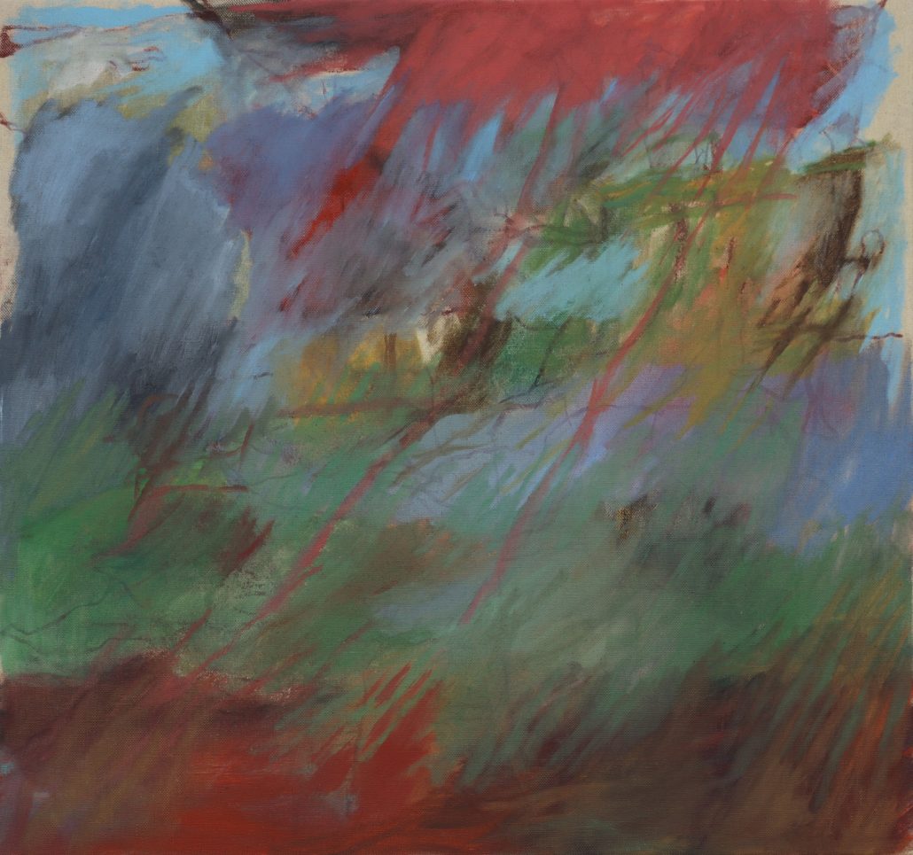 Kaisla Pohjalainen, Haavavalo, 2023, Tempera ja öljy pellavalle, 61 × 65 cm. Kuva: Virppi Venell